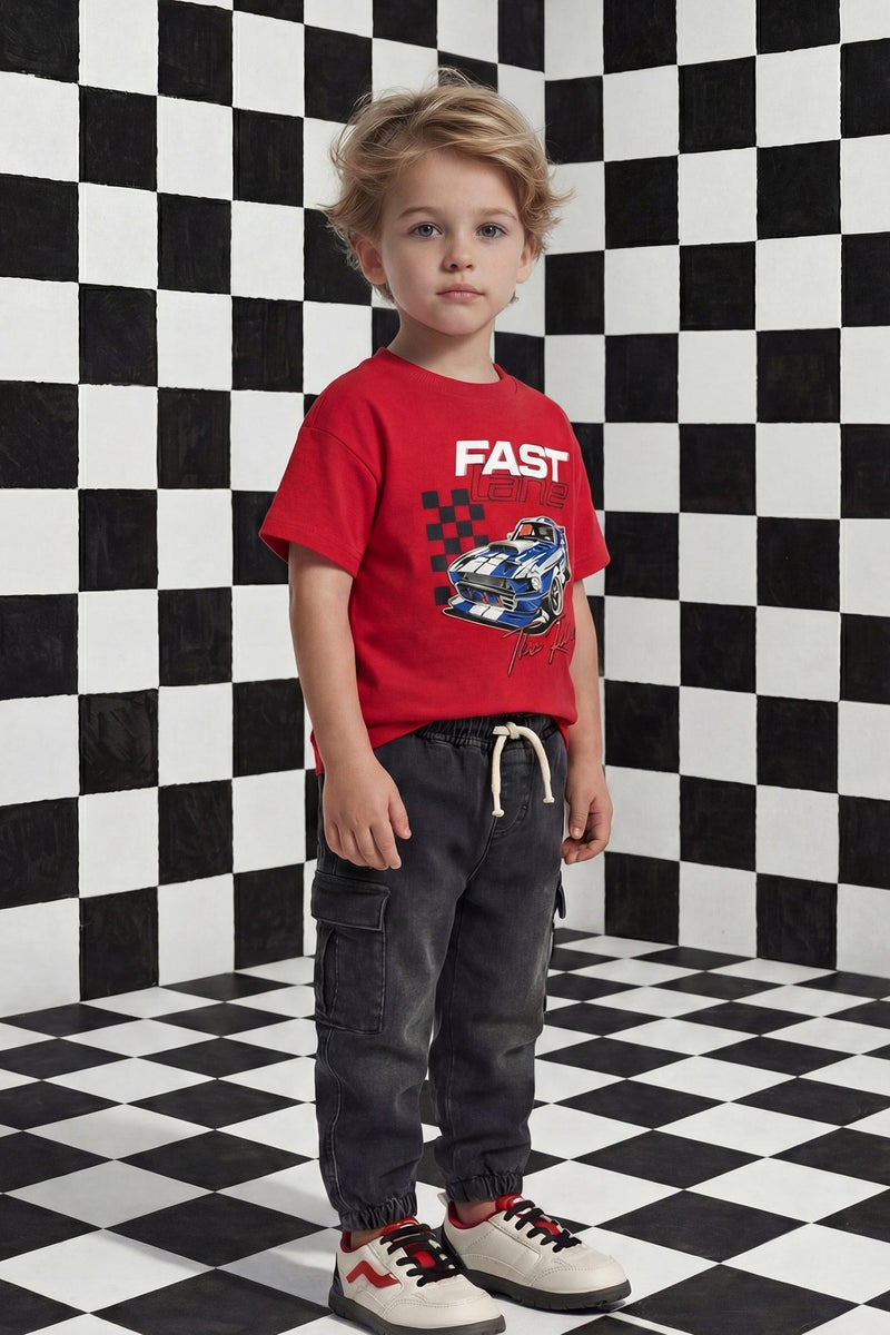 DeFacto Grey BabyBoy Baby Boy Jogger Fit Jeans Casual - Image 1